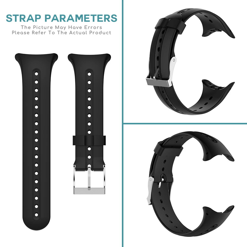 

Smart Watch Replacement Silicone Strap Wrist Strap Tool for Garmin Swim Watch Replacement Strap Accessories