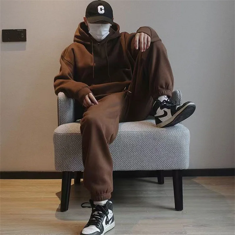 Новый комплект для влюбленных осенне-зимний плюс бархатный модный свитер с