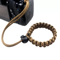 aq outdoor anti fall rope binoculars braided universal camera accessories nylon adjustable bracelet wrist strap portable soft