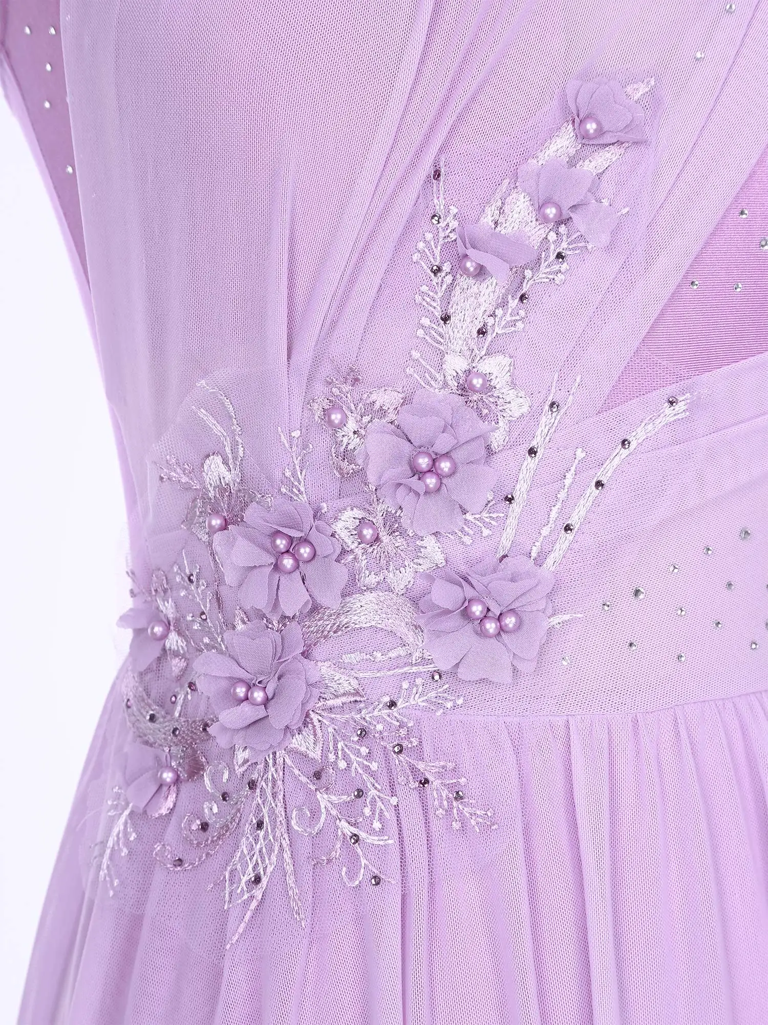 Женский гимнастический артистический Костюм-двойка без рукавов лирический