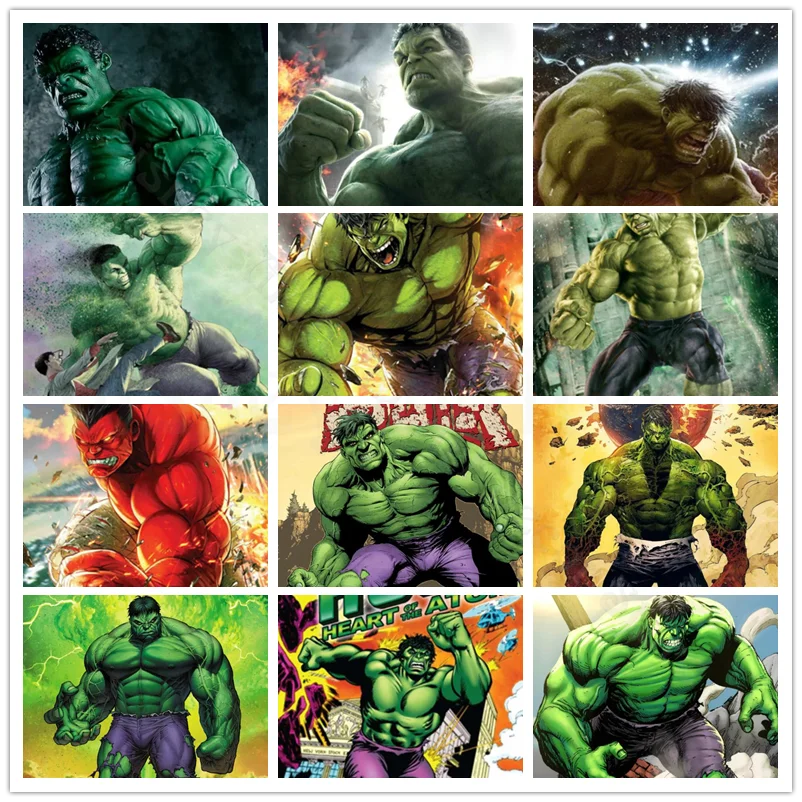 5D сделай сам фильм Marvel Халк картина из страз постер наборы для вышивки крестиком