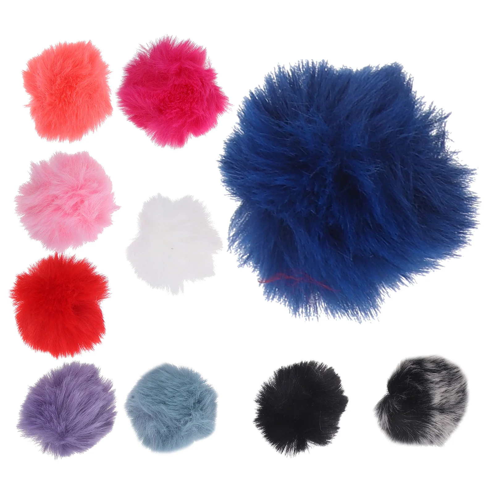 

10 pcs Microphone Furry Microphone Windproof Mic Furry Mic Windscreen