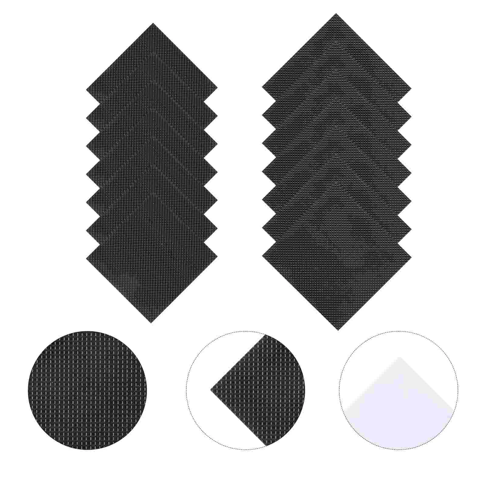 

20 PCS Noise-absorbing Stickers Wear-resistant Sole Non-skid Rubber Shoe Pads Plaid Wear-resisting Anti-skid Anti-wearing