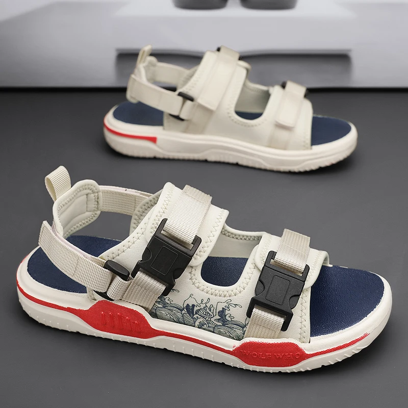 

Men's Breathable Waterproof Sandals Comfortable Casual Outdoor Indoor Lightweight Non-Slip Sandals for Male