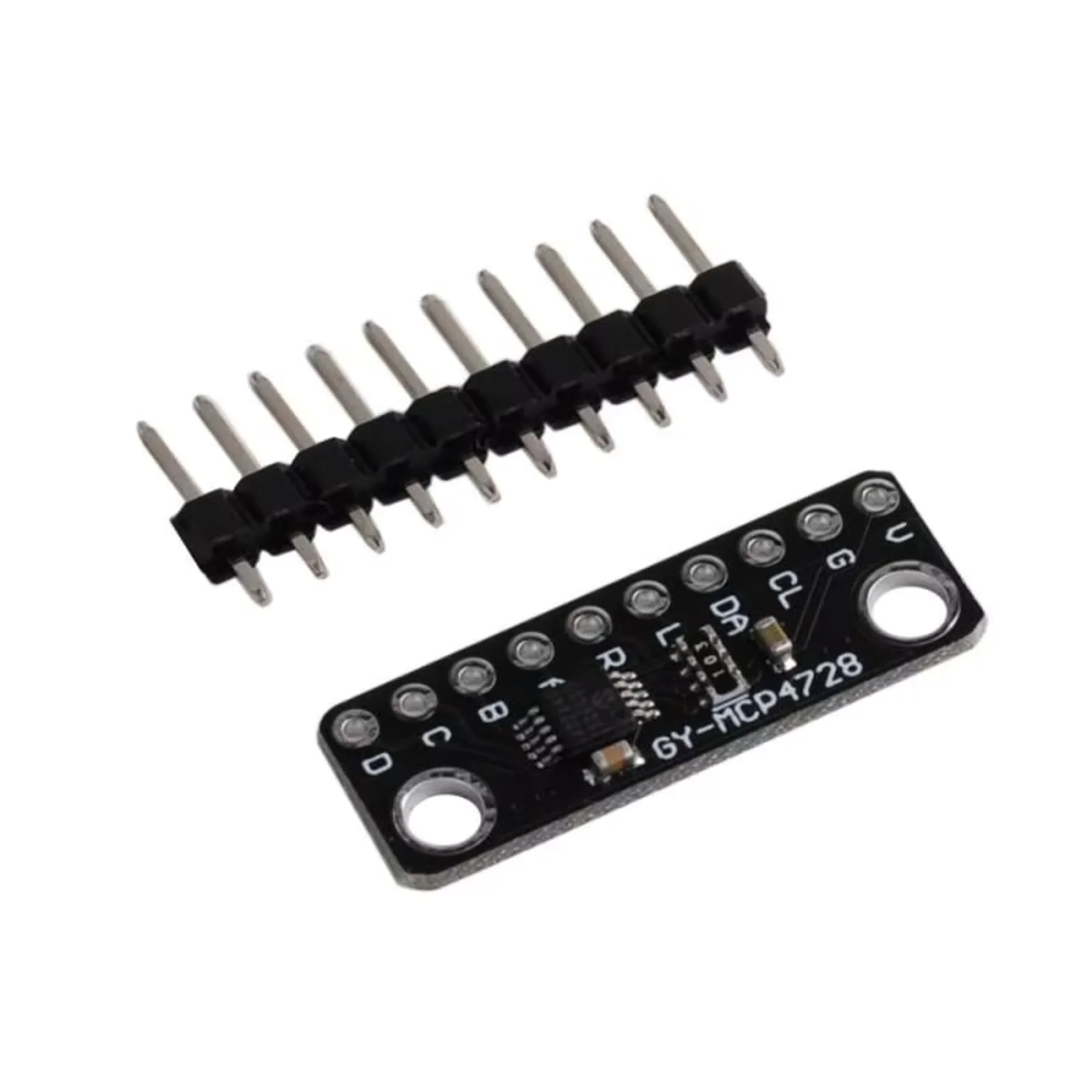 Фото [2 шт.] MCP4728 12-битовый модуль ЦАП I2C с EEPROM |   ±0.2LSB DNL |   Промышленный преобразователь №5