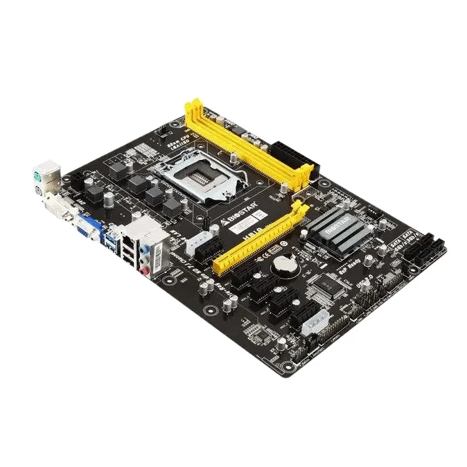 Для BIOSTAR H81A 1150 DDR3 VGA DVI прочная настольная 6-карточная основная плата