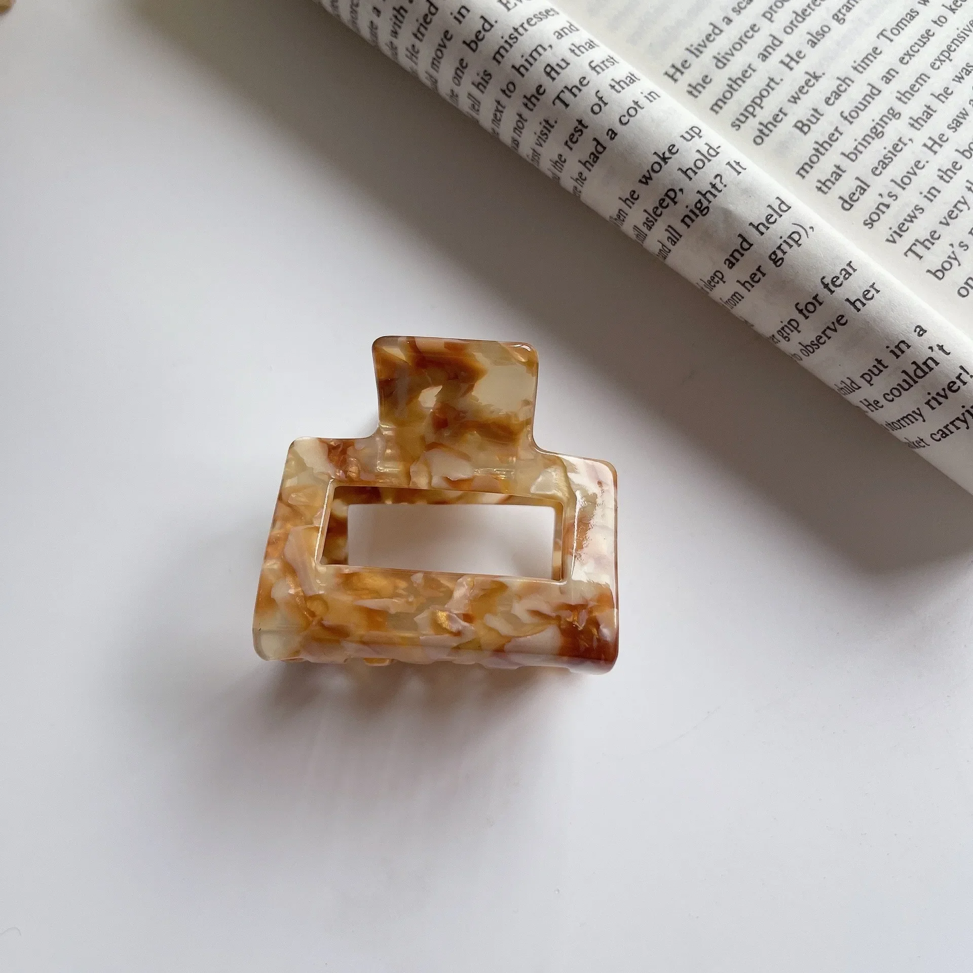 Корейский стиль девичий темперамент зажим для волос ацетатные когти