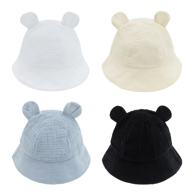 

Cartoon Ear Baby Brim Hat Fisherman Summer Shade Anti-uv Children for Outdoor Traveling Camping Portable Gift