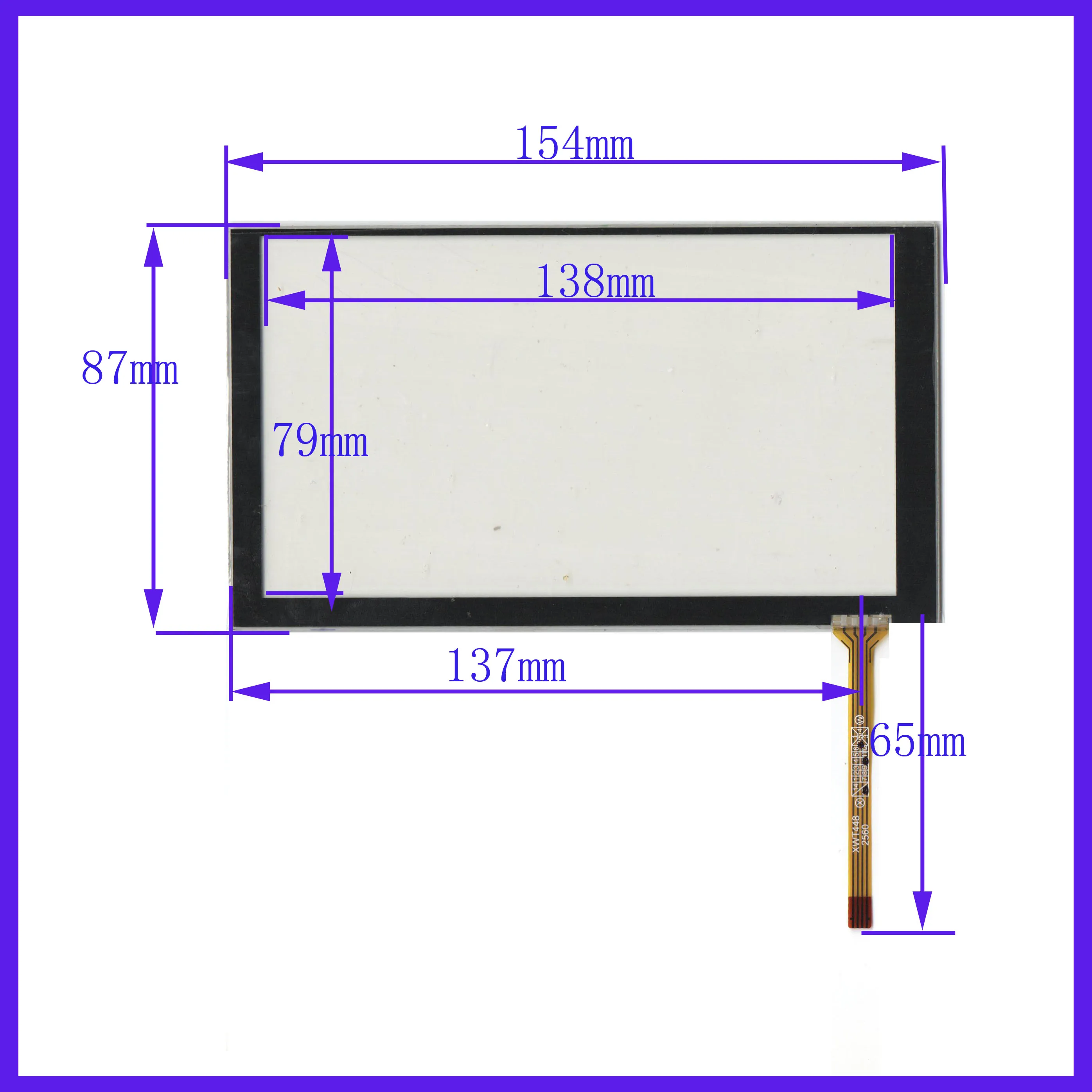 

Сенсорный экран 155*88, 155*88 мм, цифровой преобразователь, сварочный тип, совместимый с GPS, автомобильным DVD-датчиком, стеклом KLTP2073