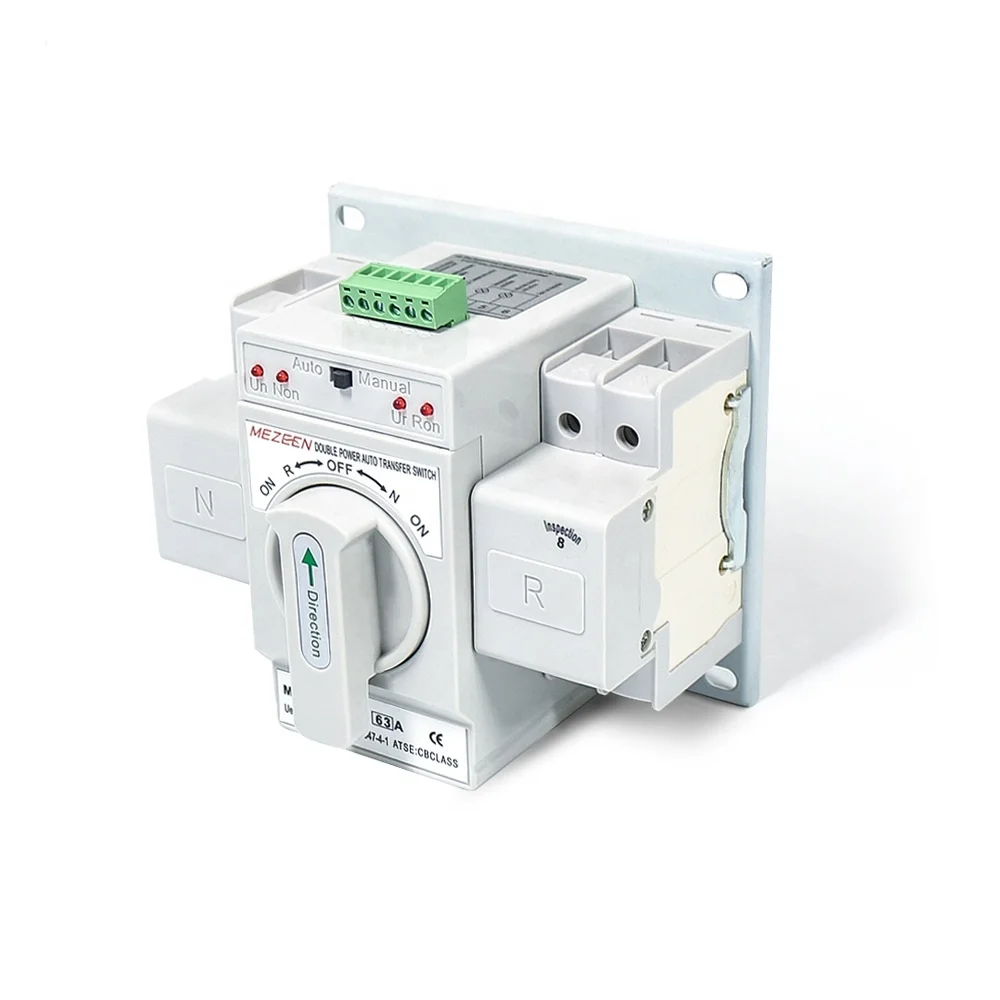 

Automatic Change Over Switch 63A 2 Pole Automatic Transfer Switch ATS for Generator