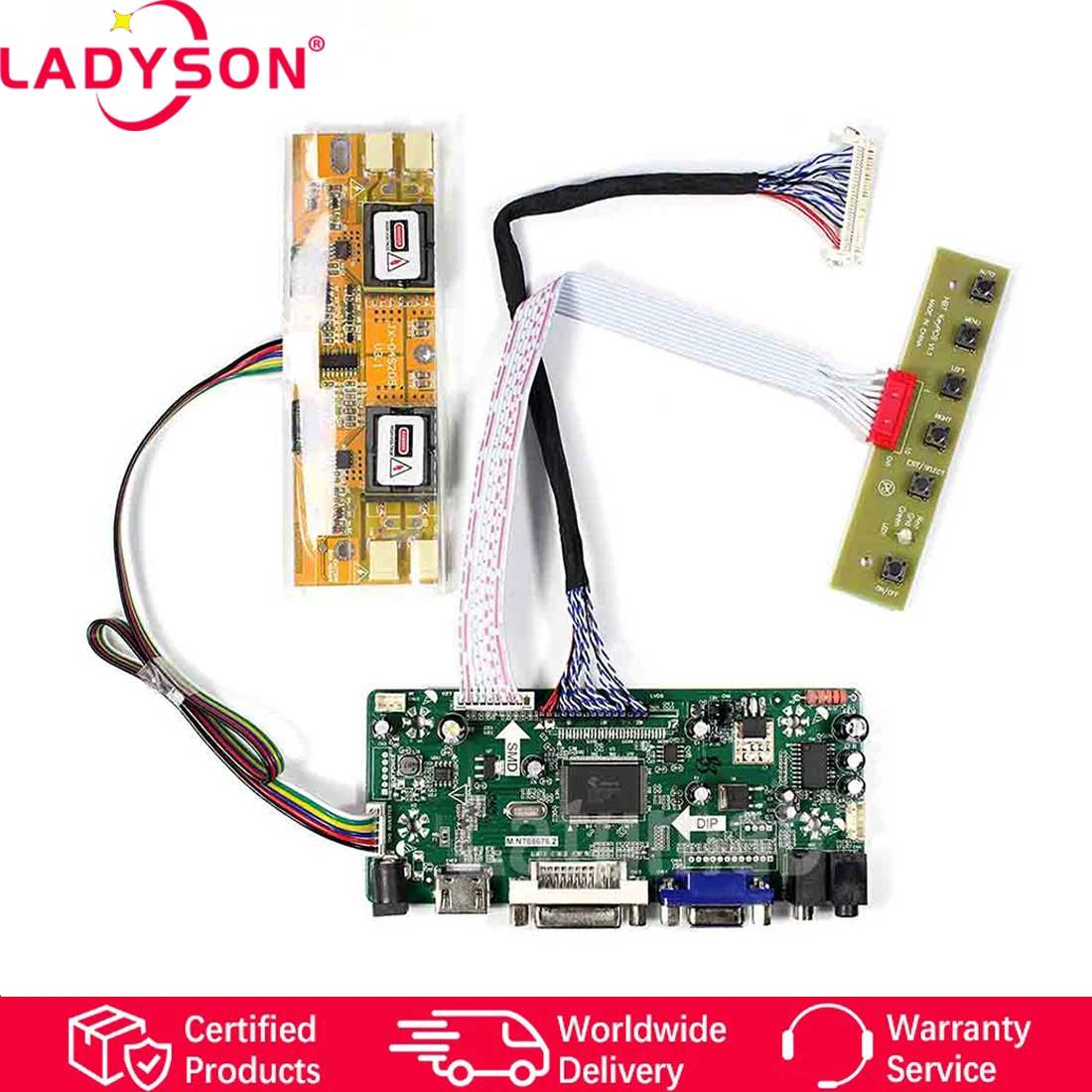 Комплект платы для LTM240CT04 плата 30-контактного LVDS 24-дюймового контроллера экрана