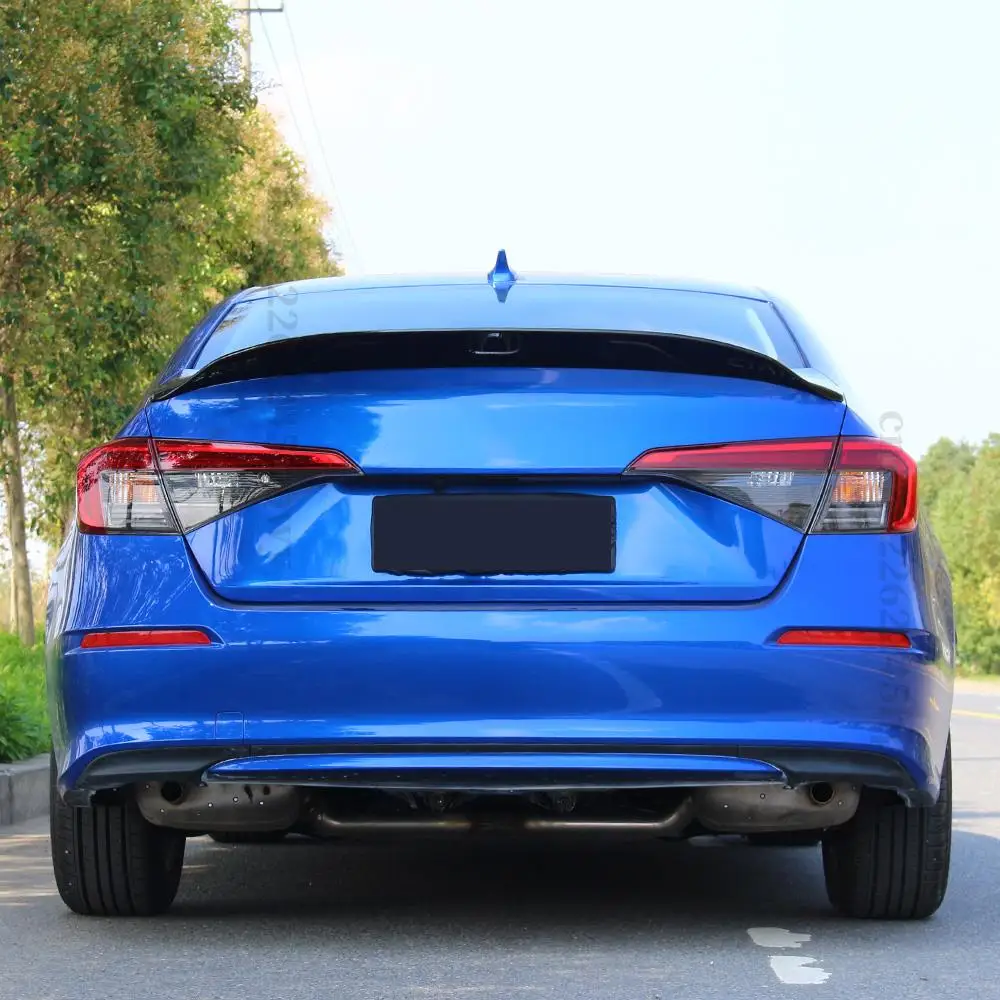 Задний спойлер JDM Wing Splitter Body Kit Boot Lip Deflector для Honda CIVIC 11-го поколения 2021 2022 седан, аксессуары для тюнинга и стайлинга.