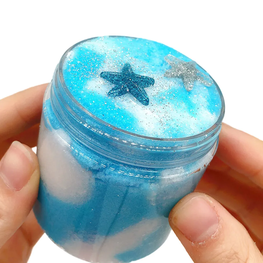 

100ML Toys for Children Stars Mud Mixing Cloud Slime Putty Scented Stress Kids Clay Toy plasticina infantil Funny Gifts20*