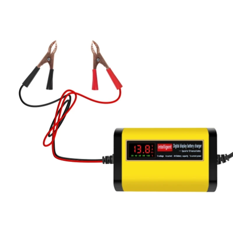 

Full Automatic Car Battery Charger 2A Intelligent Fast Power Charging 3Stages Lead Acid AGM GEL Battery-Chargers EU Plug