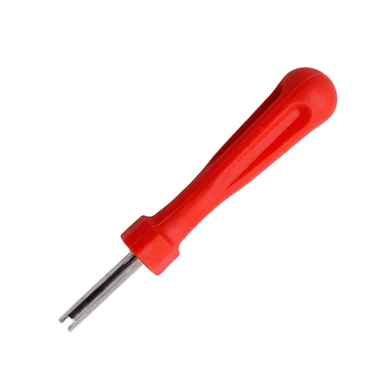 

Универсальная отвертка для ремонта шин, антикоррозийный инструмент для удаления сердечника клапана из нержавеющей стали с кольцом для ключей, ключ для клапана шины