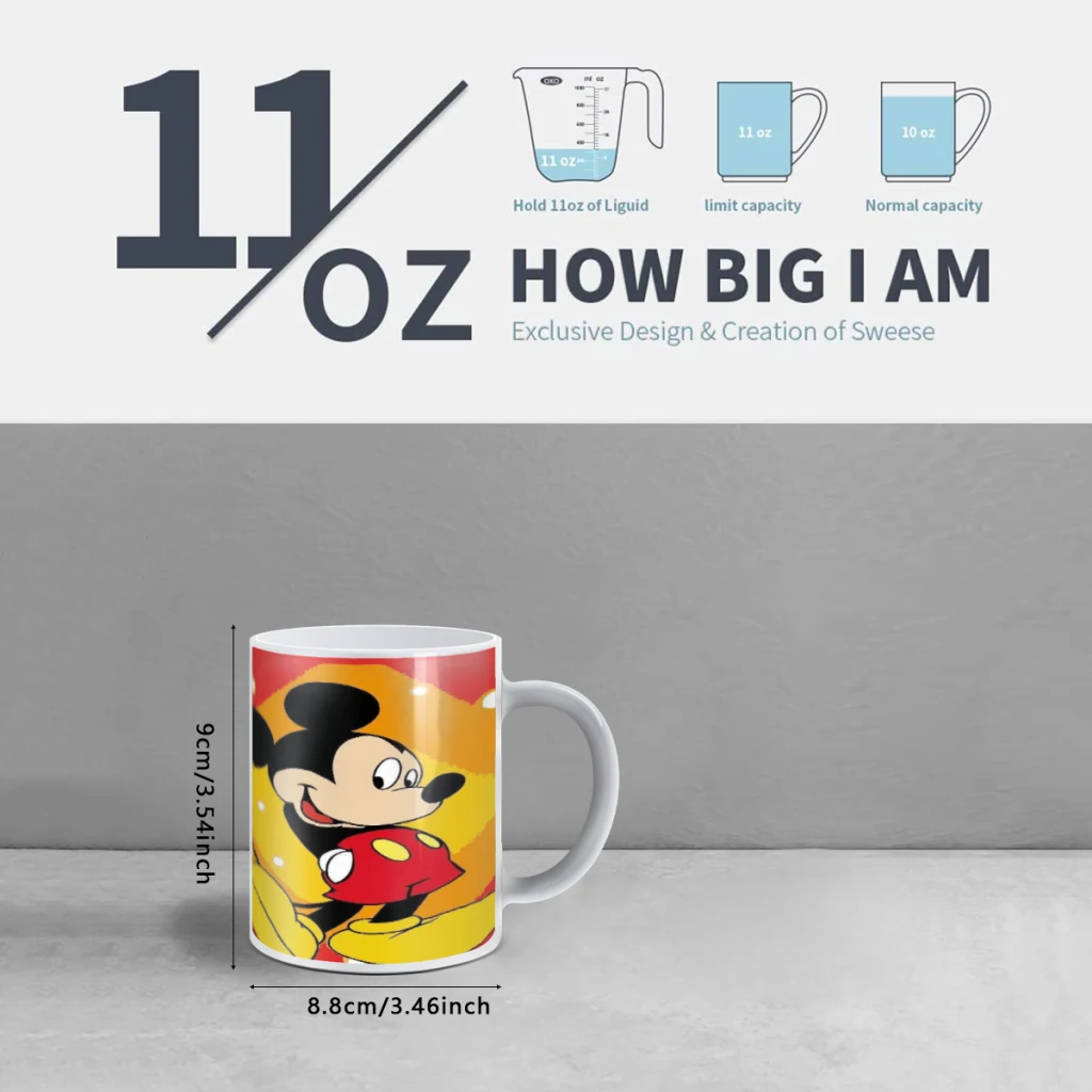 Керамические кофейные кружки Mikey Mouse термобелье меняющие цвет подарки посуда для