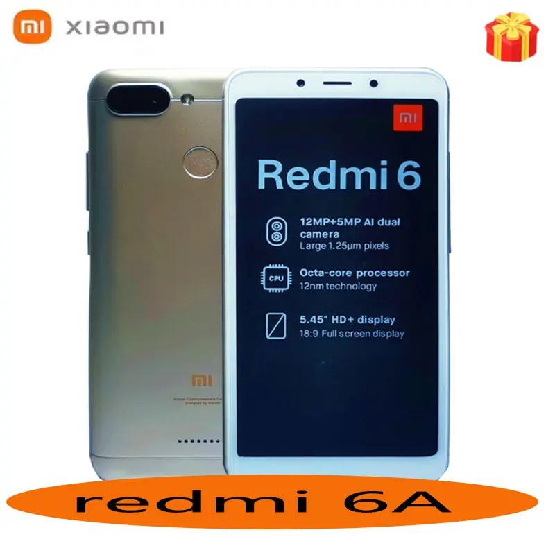 Смартфон Xiaomi Redmi 6, 4 + 64 ГБ