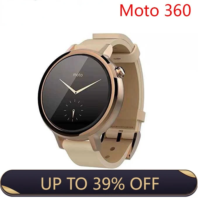 

Motorola smartwatch 2nd generation Moto 360 2 smart watch international version 42mm rose gold Waterproof Global Version 11.11