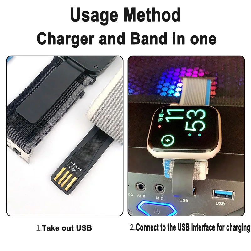 Trail Loop+Charger For apple watch band 49mm 45mm 41mm 44mm 40mm 42mm nylon bracelet for iWatch Ultra series 7 6 5 3 se 8 strap