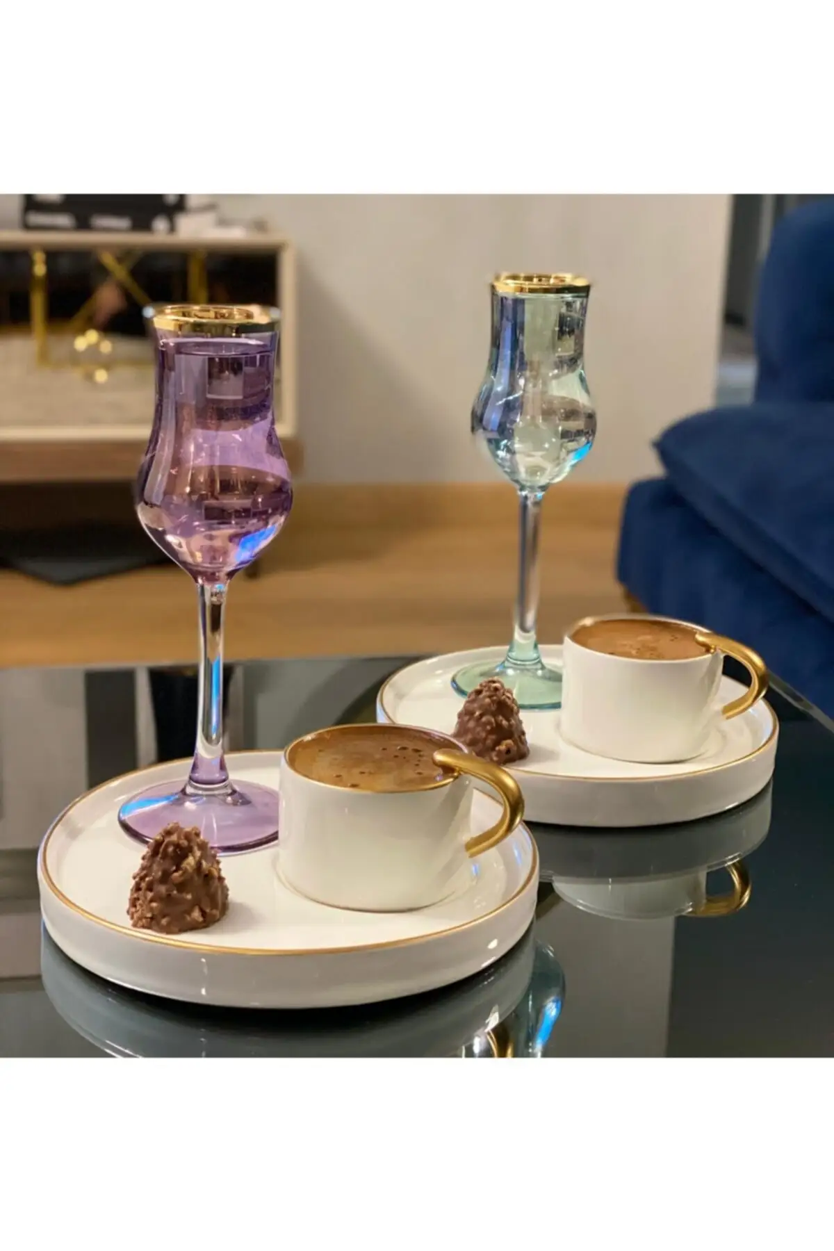 

6'lı Respiro Special Series Presentation With Dish Coffee cup White