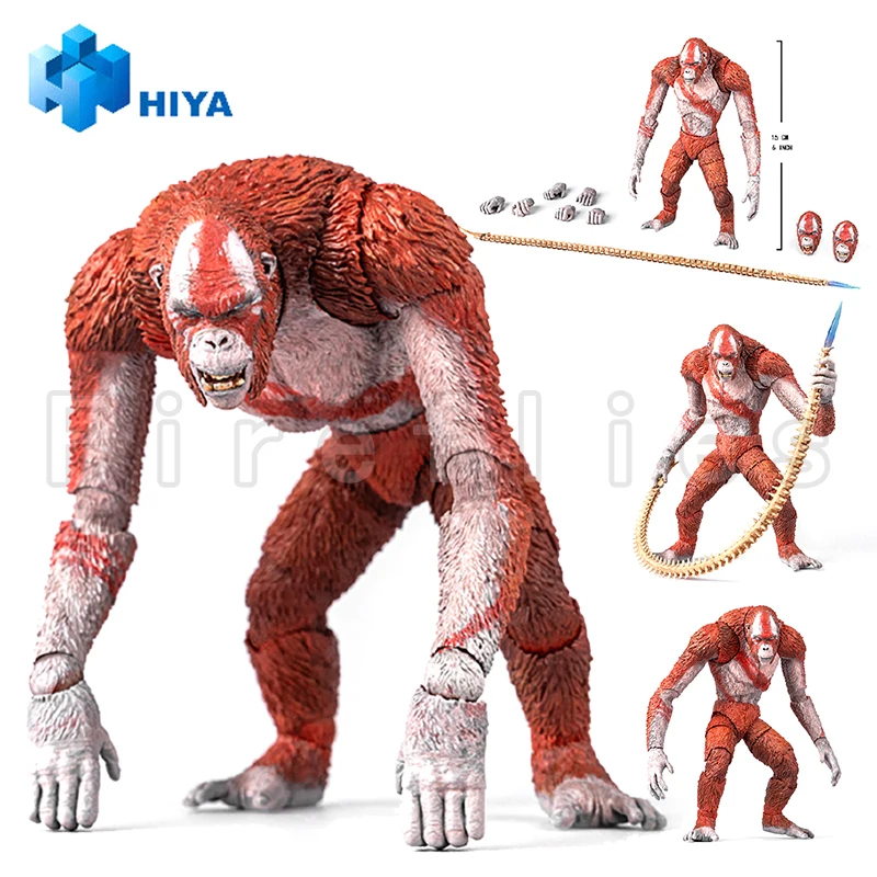 Фото Фигурка HIYA 15 см (6 дюймов) из серии Exquisite Basic: Годзилла против Конга. Новая империя. Скар Кинг. Аниме-игрушка. №4