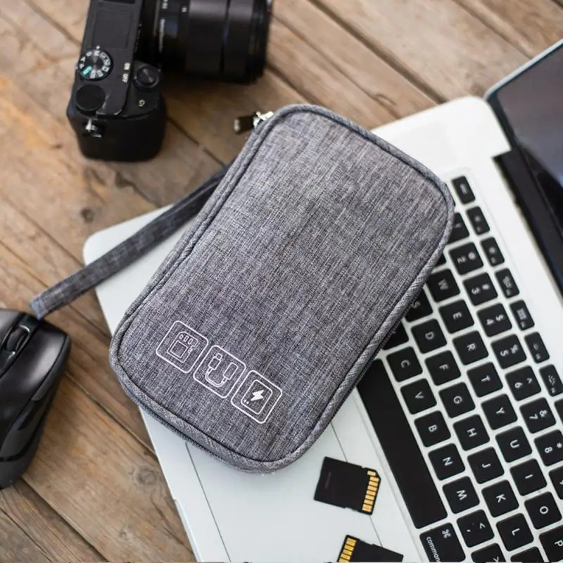 

Earphone storage box storage bag portable electronic accessories cassette charger hard disk earphone USB SD card waterproof box