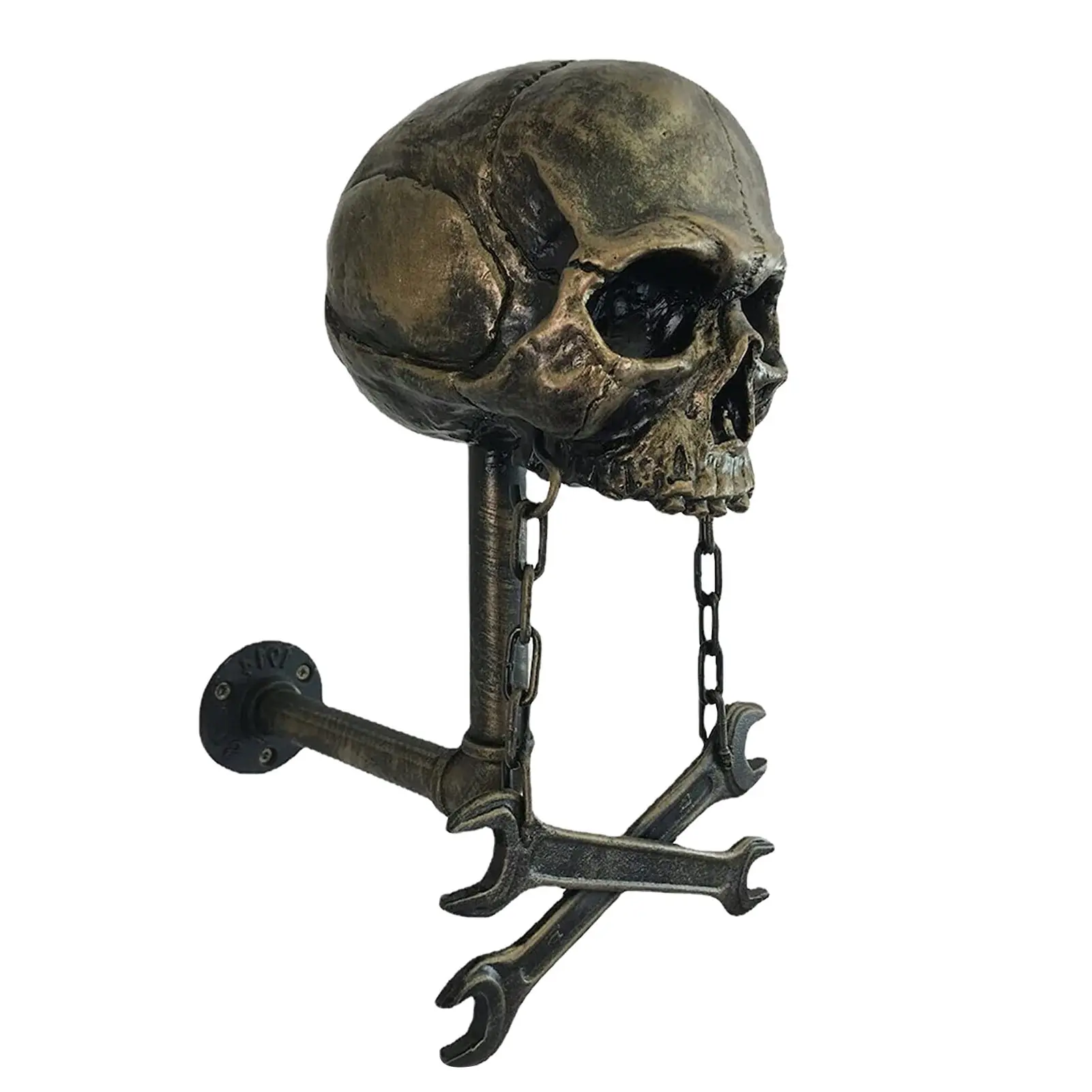 

Motorcycle Helmet Rack Skull Helmet Holder Wall-mounted Helmet Stand For Coats Motorcycle Hats Jacket Bags Holder Hook