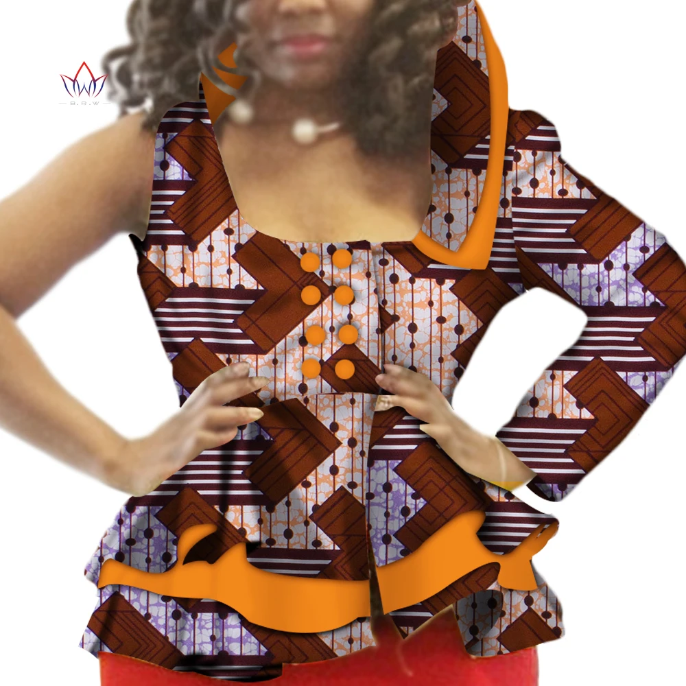 2021 Autumn african shirts for women Dashikis 6xl africa clothing Women traditional cotton Top plus size WY326 | Тематическая