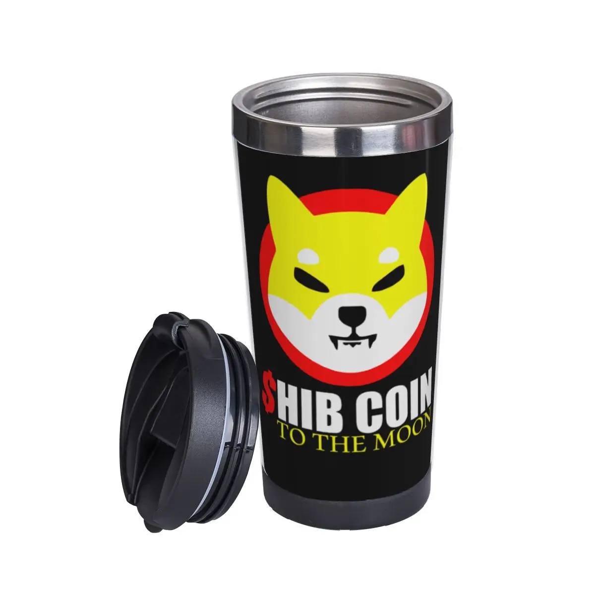 

Shiba Inu Token Crypto Shib Coin To The Moon Cryptocurrency Double Insulated Water Cup Top Quality Thermos bottle Mug tea cups