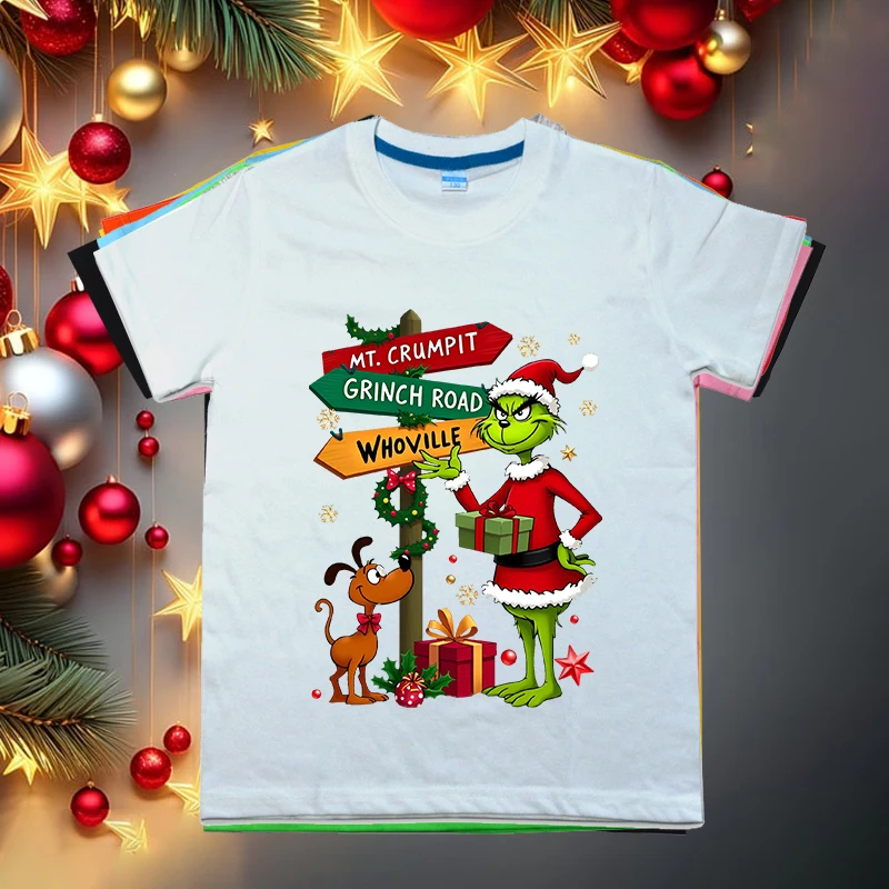 Детская хлопковая футболка с коротким рукавом