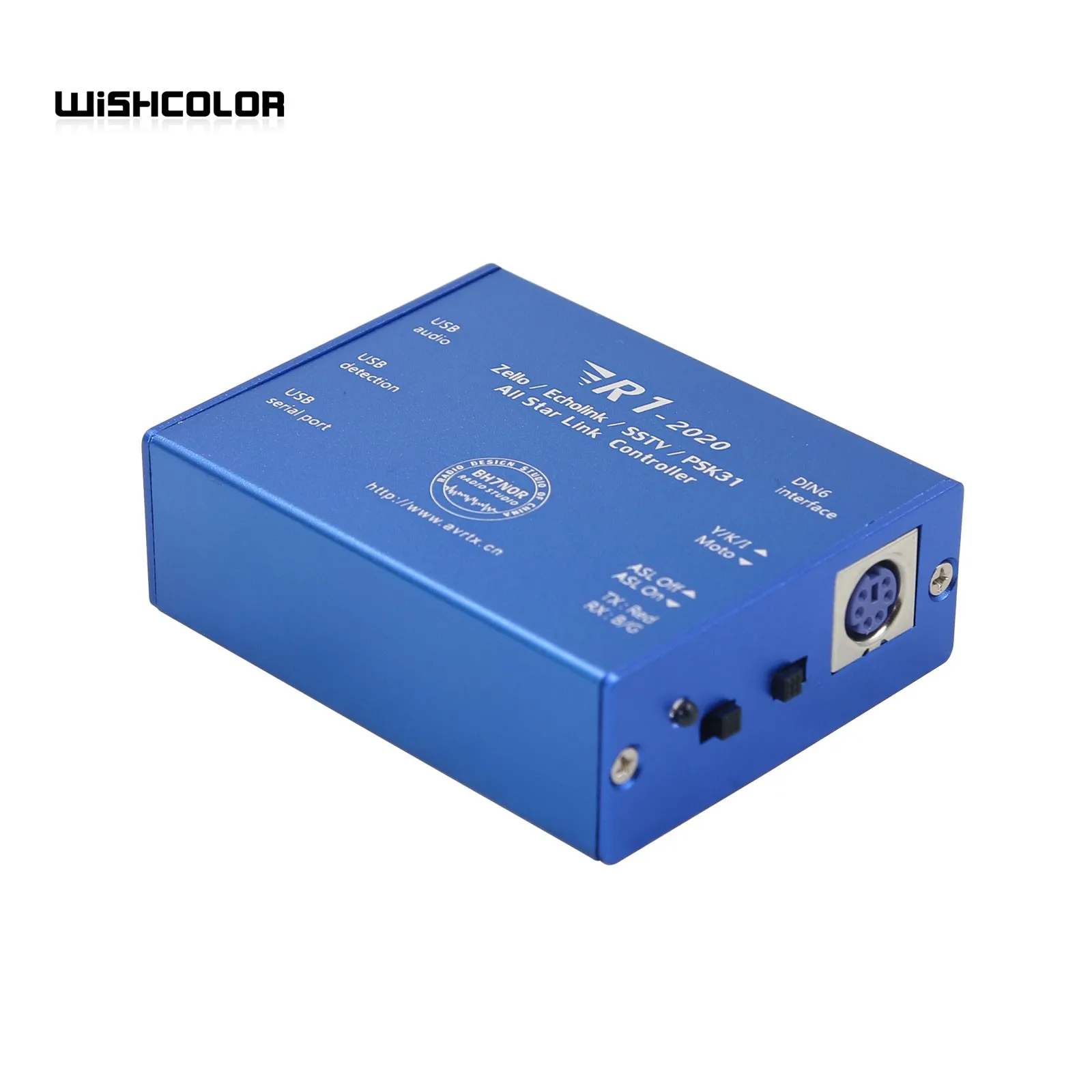

Wishcolor New R1 Kit B USB Audio Interface All Star Link Controller USB Sound Card Version for Echolink SSTV PSK31 YY