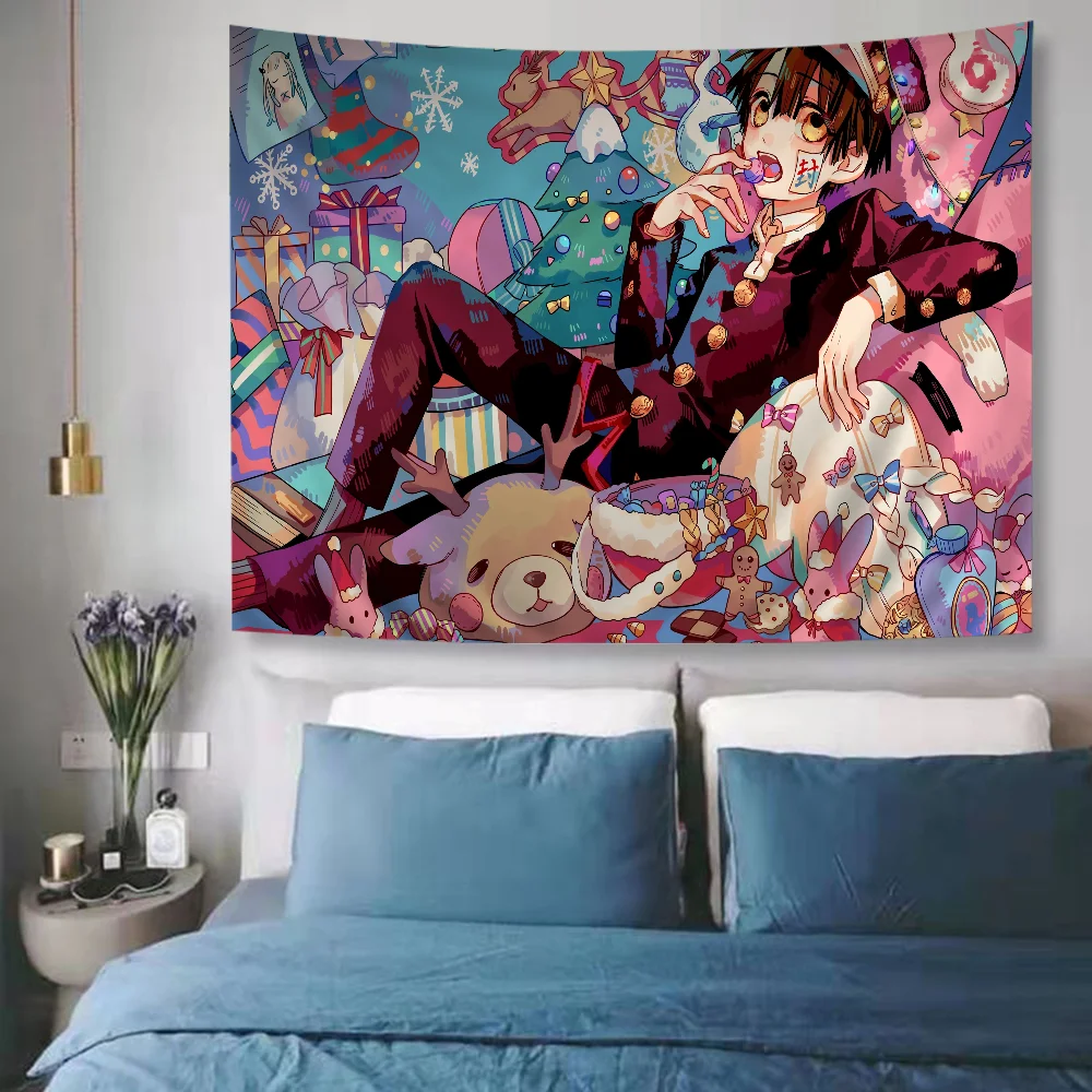 H-Hanako-kun Hanging Bohemian Tapestry Cheap Hippie Wall Tapestries Mandala Home Decor