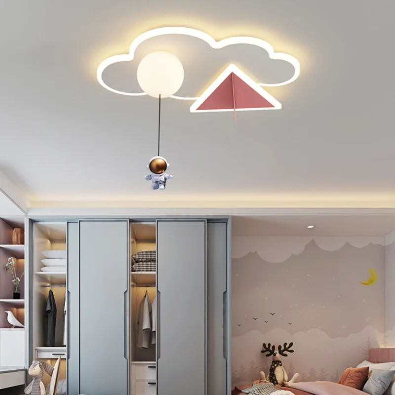 

Светодиодная потолочная лампа, простой современный креативный мультяшный светильник с облаком для спальни, детской комнаты, комнатное укр...