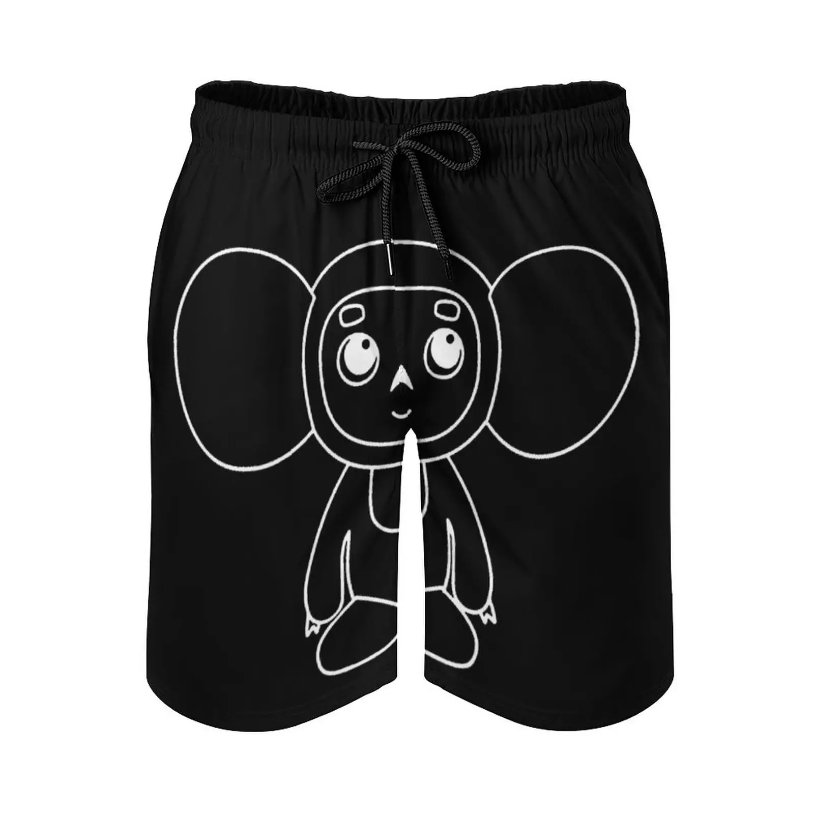 

Beach Pants Anime Causal Monkey Anime Russia Чебурашка Cheburashkass Classic 2 Breathable Quick Dry Creative Casual Adjustable D