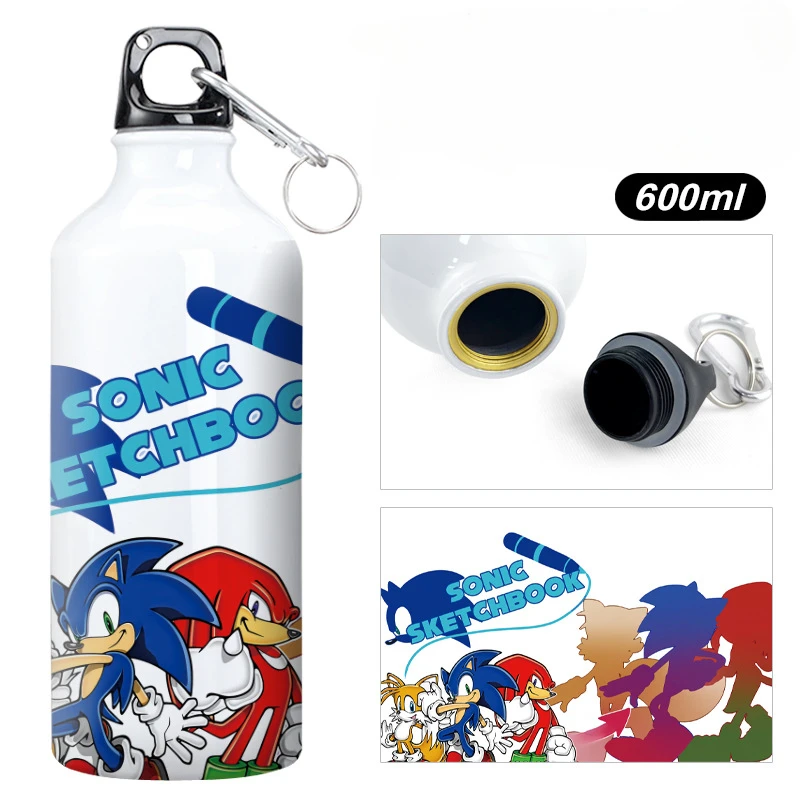 

Звуковой внешний спортивный чайник, чашка, алюминиевая чашка, чашка для воды, двухмерный мультяшный чайник для улицы с анимацией, чайная чашка