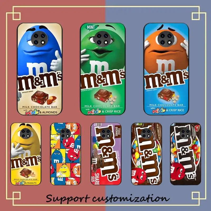 

M&Ms Chocolate Phone Case for Redmi 5 6 7 8 9 A 5plus K20 4X S2 GO 6 K30 pro