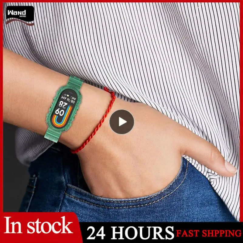 

1-10 шт., легкие и воздухопроницаемые водонепроницаемые ремешки из ТПУ для Mi Band 8