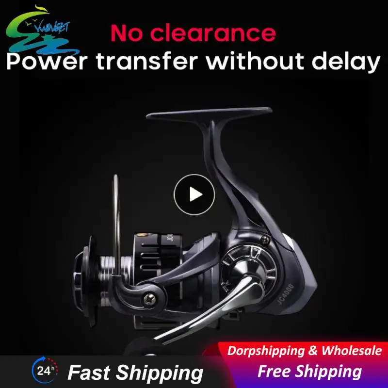 

New Fishing Reel JC3000 4000 Metal Spool Handle No Gap Squid Saltwater Carp Fishing Reels Coil Spinning Reel For Sea Fishing