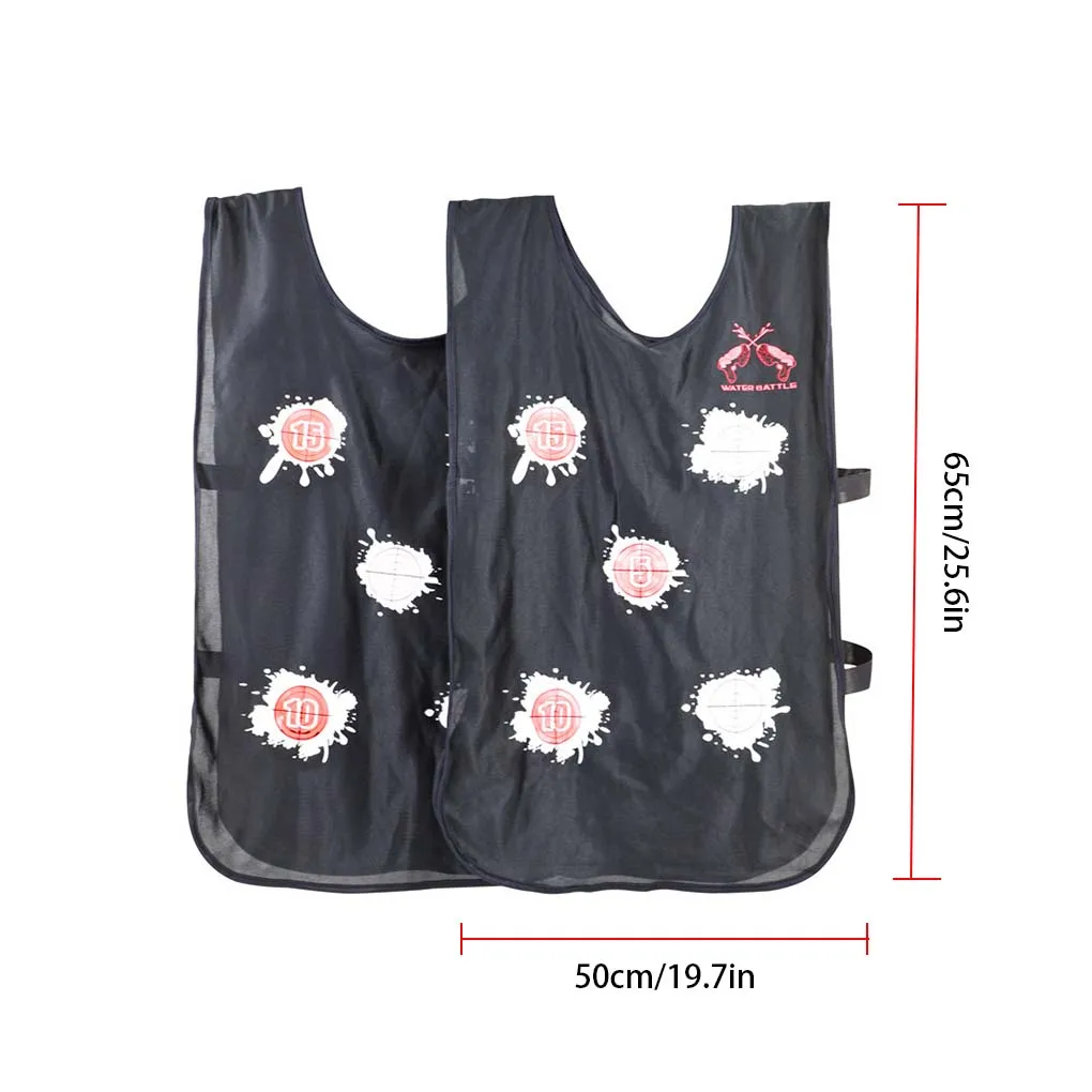 

Жилет с водным активированием съемный водный забавный жилет для улицы летний водный игрушечный жилет Регулируемый целевой жилет