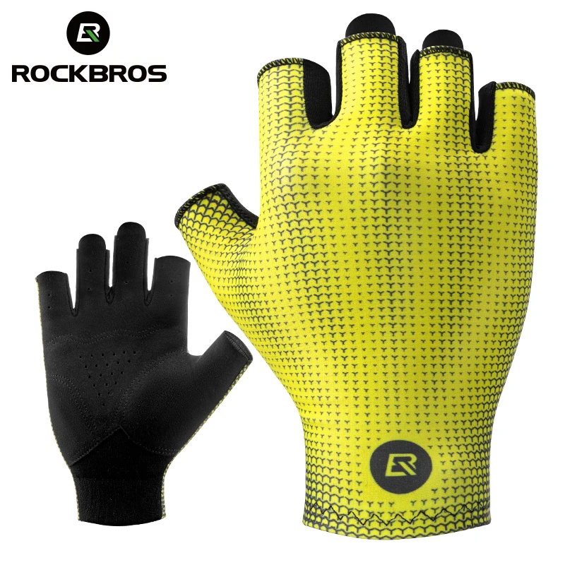 

Rockbros wholesale Summer Short Gloves Breathable MTB Half Finger Bike Gloves Handwear Cycling Gloves S296