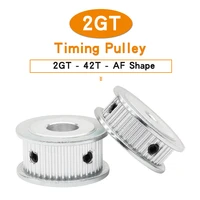 2gt 42t electric motor pulley bore size 566 357810 mm af shape alloy pulley teeth pitch 2 mm for rubber belt width 610 mm