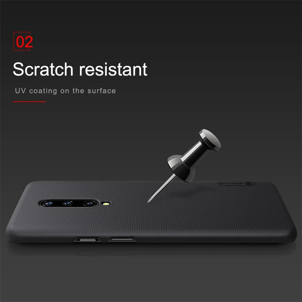 For OnePlus 7 Pro Case OnePlus7 Cover Nillkin Super Frosted Shield Hard PC Back Cover Phone protector Case For One Plus 7 Pro