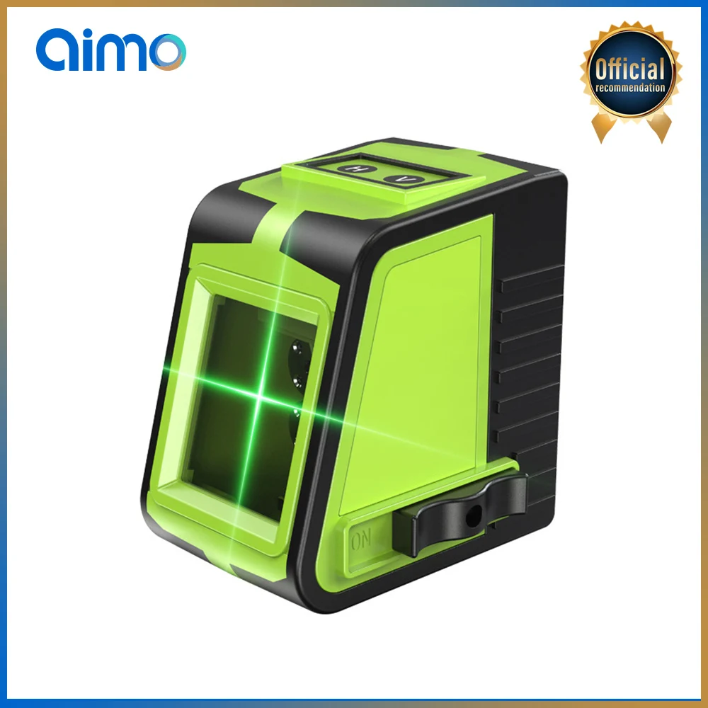 

AIMO 2 Lines Laser Level 360 Laser Level Mini Green Laser with Wall Mount