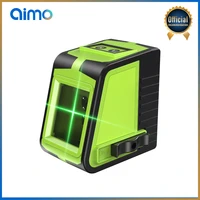aimo 2 lines laser level 360 laser level mini green laser with wall mount