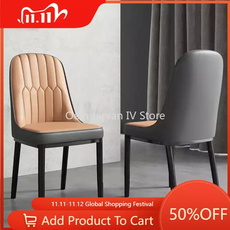 

Luxury Modern Dining Chairs Minimalist Household Nordic Makeup Dining Chairs Backrest Sillas De Comedor Household Items WZ50DC