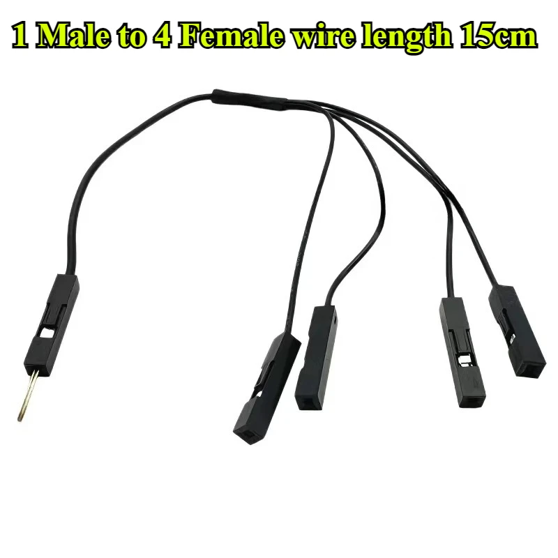 

Разветвитель проводов Dupont 2,54 мм 1/2/3/4/5 гнезда