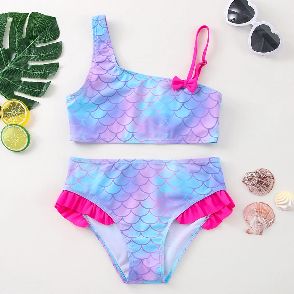 

SWIMIFY Bikini Girl 2020 New Fashion Swimsuits for Girls Biquini Swimwear Set Kids Girls Lovely Beach Bathing Swimsuit