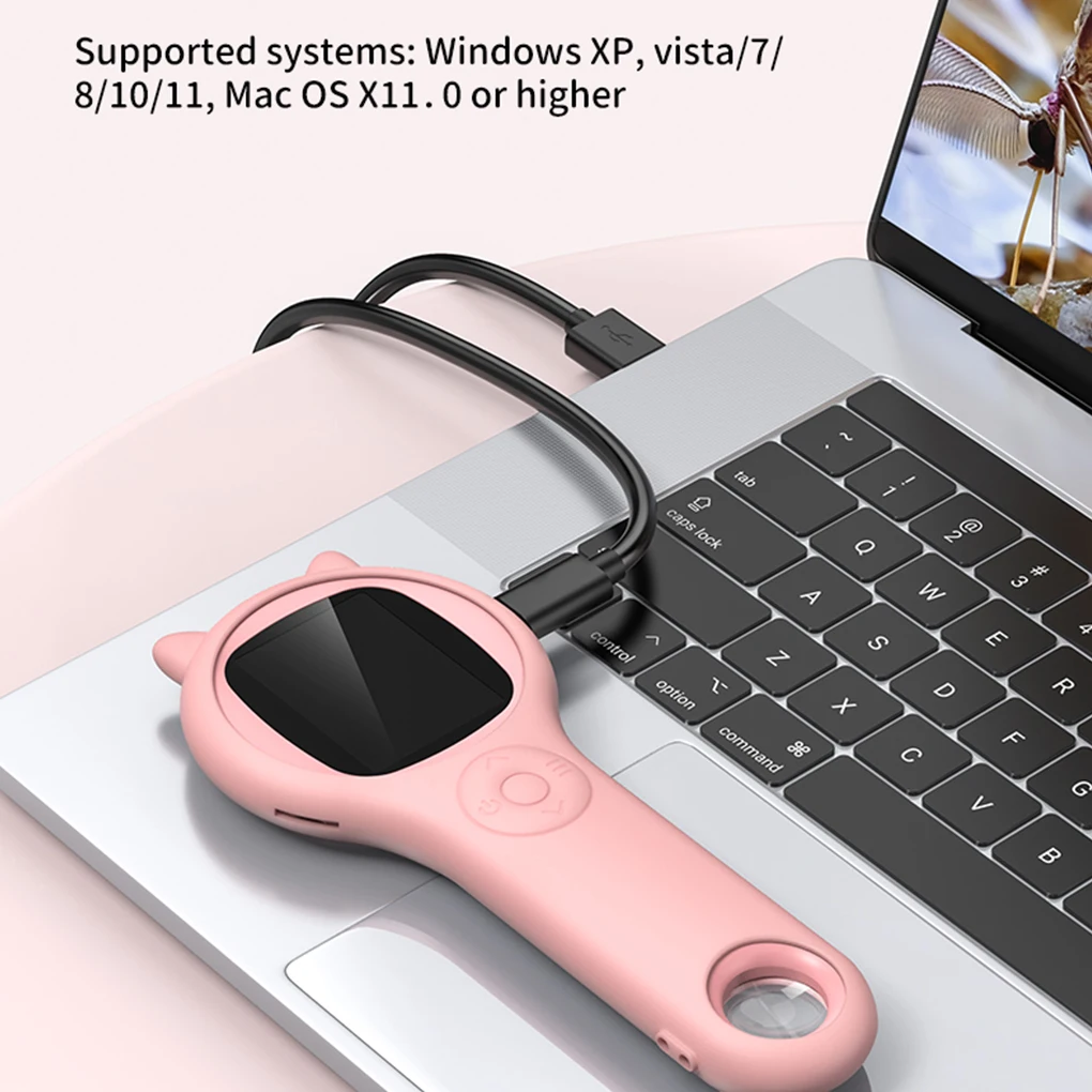 Детский микроскоп 500X ручной карманный комплект супер макрообъективов научные