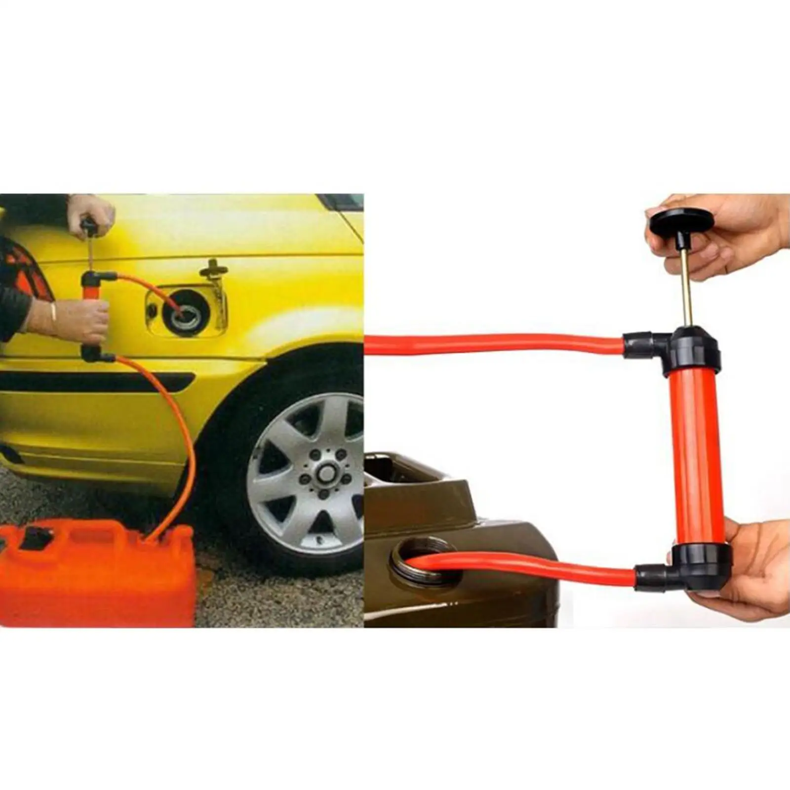 

Siphon Transfer Pump Kit 200cc Portable Hand Air Pump for Petrol Liquid