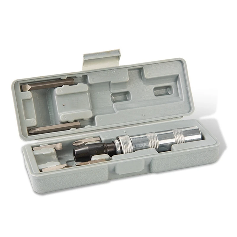 

Ударная Отвертка из 7 предметов, отвертка с набором гаек, отвертка для пирсинга, прочная и простая в использовании